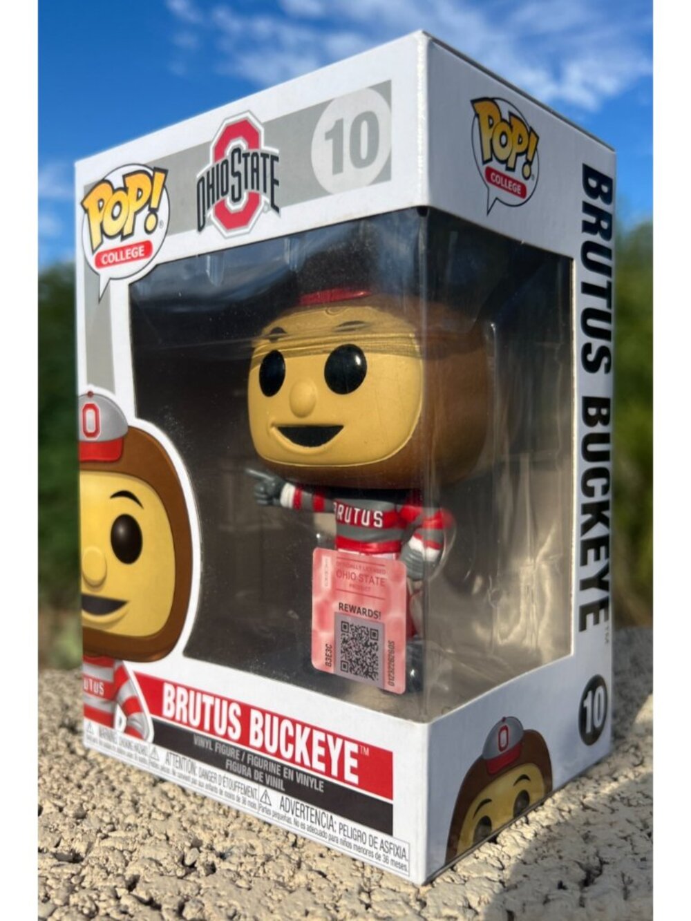Funko Pop College - Ohio State - Brutus Buckeye (#10, NEW)